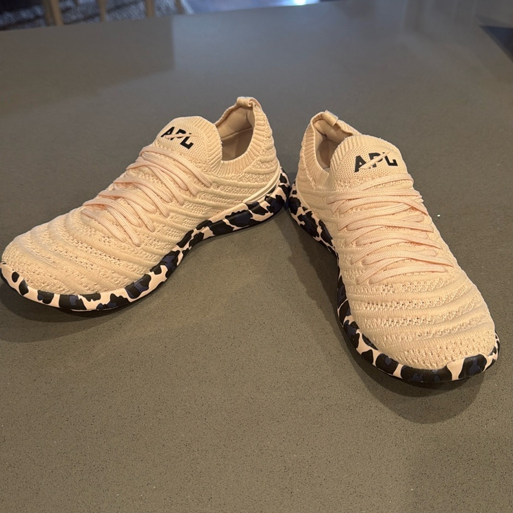 APL Women's Sneakers in Cream and Black